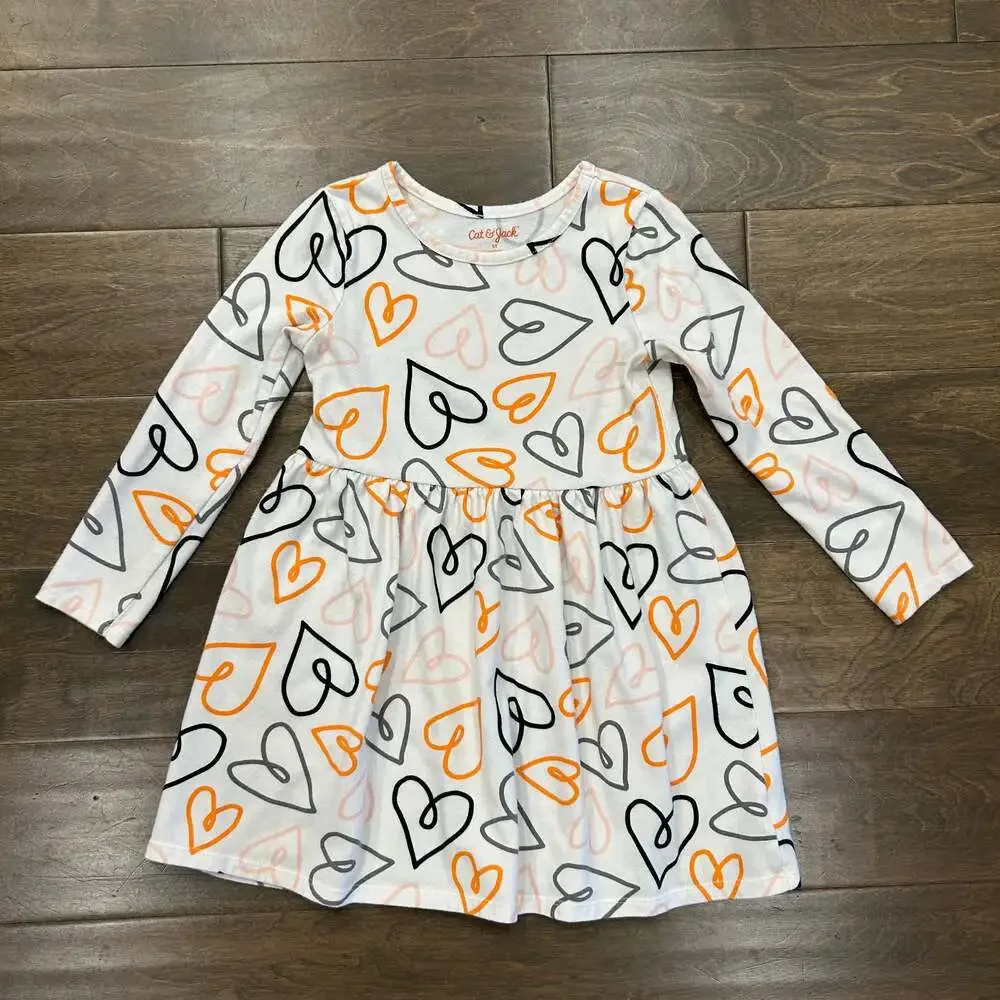 Cat & Jack‎ Toddler Girls Long Sleeve Halloween Dresses Size 4T